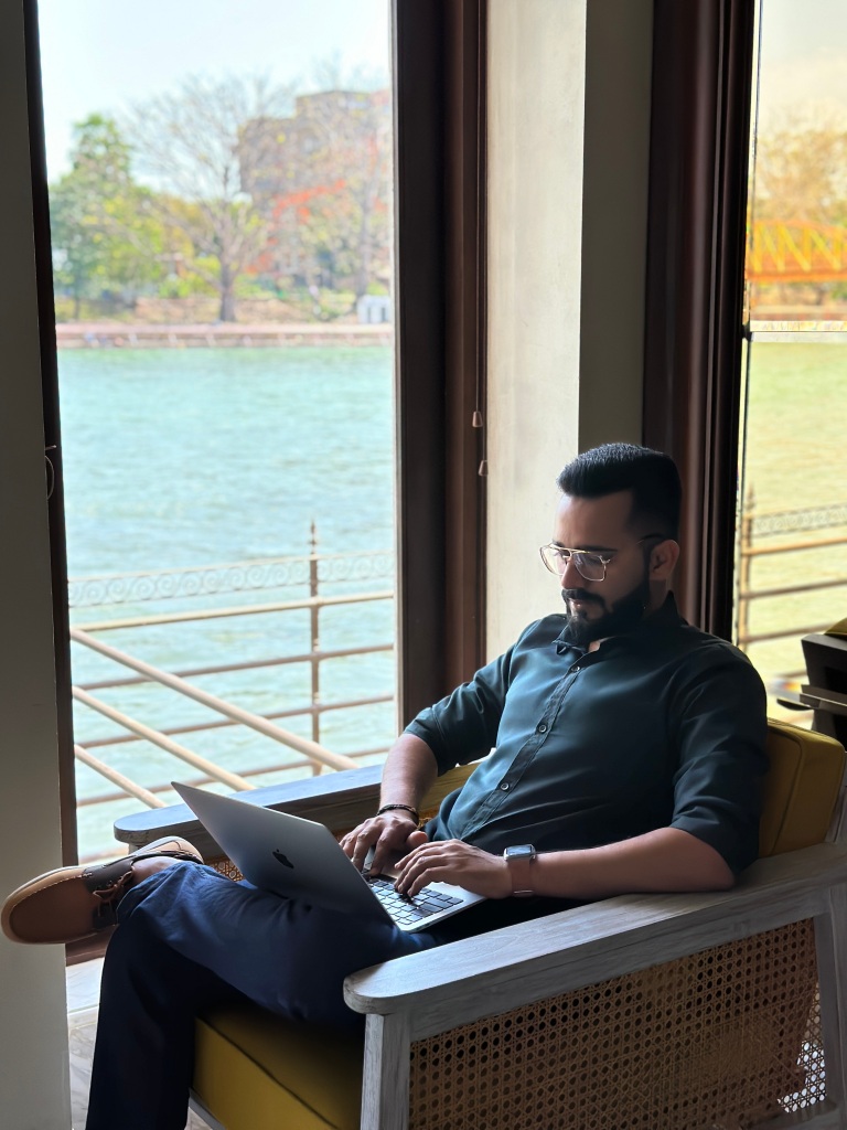 Taking a Work Break by the Ganga